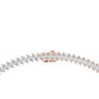 Multiple Marquise Diamond Fancy Tennis Necklace