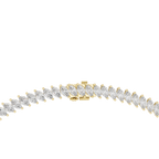 Multiple Marquise Diamond Fancy Tennis Necklace