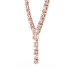 Unique Mix Shape Lab Diamond Necklace