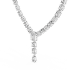 Unique Mix Shape Lab Diamond Necklace