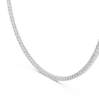 Multiple Round Diamond Majestic Tennis Necklace