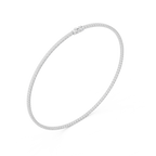 Multiple Round Diamond Majestic Tennis Necklace