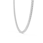 Multiple Round Diamond Majestic Tennis Necklace