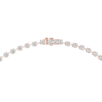 Round Cut Lab Diamond Drop Necklace