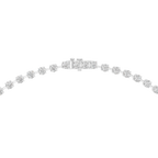 Round Cut Lab Diamond Drop Necklace