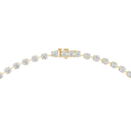 Round Cut Lab Diamond Drop Necklace