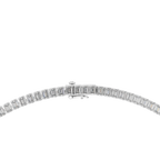 Emerald Diamond Classy Tennis Necklace