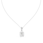 1.50 Carat Emerald Cut Lab Diamond Halo Pendant