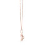 Vintage Halo Cushion Cut Lab Diamond Pendant