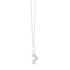 Vintage Halo Cushion Cut Lab Diamond Pendant