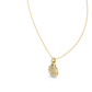 Vintage Halo Cushion Cut Lab Diamond Pendant