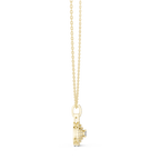 Vintage Halo Cushion Cut Lab Diamond Pendant