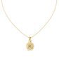 Vintage Halo Cushion Cut Lab Diamond Pendant