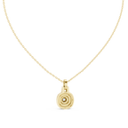 Vintage Halo Cushion Cut Lab Diamond Pendant