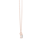 Princess Cut Solitaire Lab Diamond Pendant