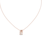 Princess Cut Solitaire Lab Diamond Pendant