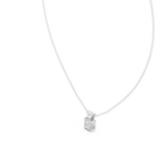 Princess Cut Solitaire Lab Diamond Pendant