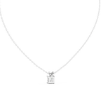 Princess Cut Solitaire Lab Diamond Pendant