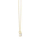 Princess Cut Solitaire Lab Diamond Pendant