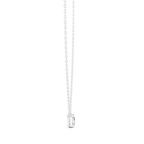 Pear And Emerald Cut Lab Diamond Solitaire Pendant