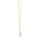 Pear And Emerald Cut Lab Diamond Solitaire Pendant