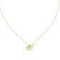 Pear And Emerald Cut Lab Diamond Solitaire Pendant