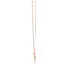 Round Lab Diamond Studded Flower Pendant