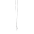 Round Lab Diamond Studded Flower Pendant