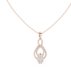 Multi Shape Lab Diamond Infinity Pendant
