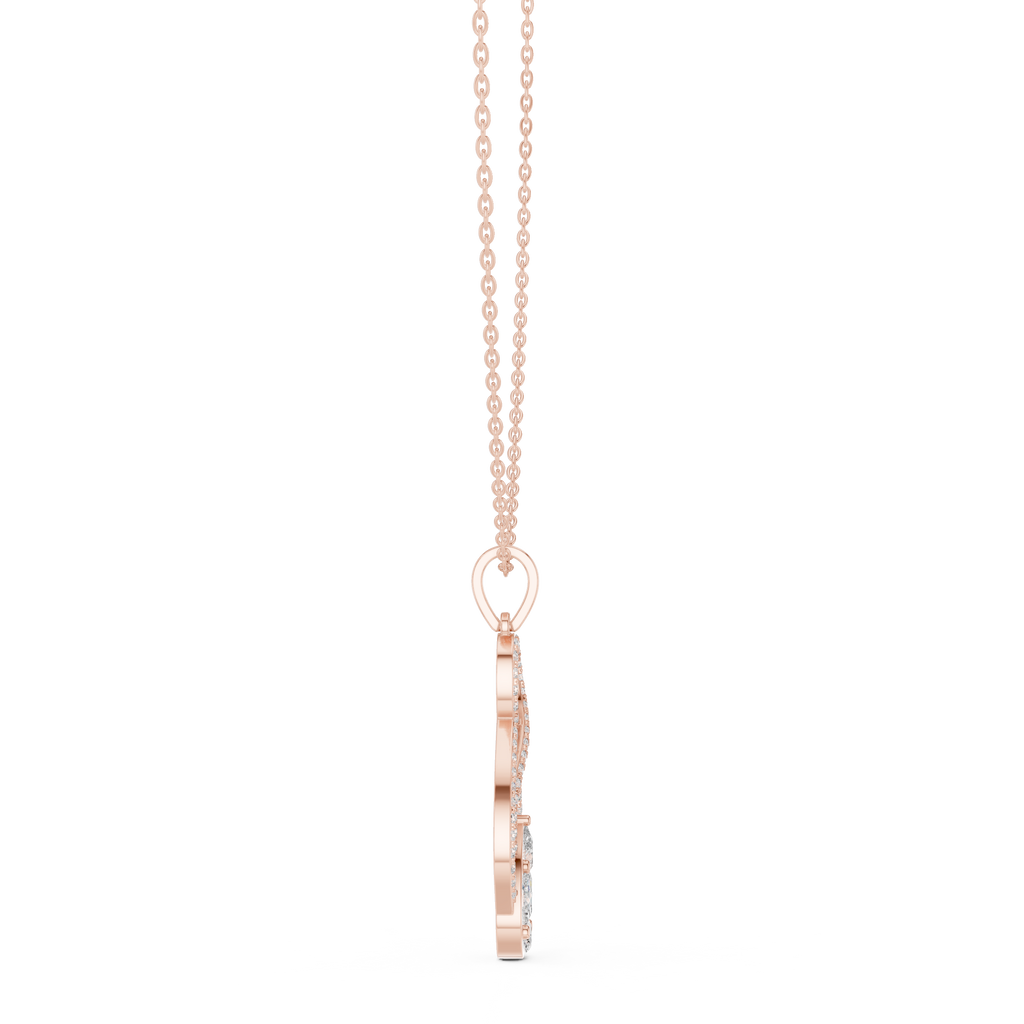Multi Shape Lab Diamond Infinity Pendant