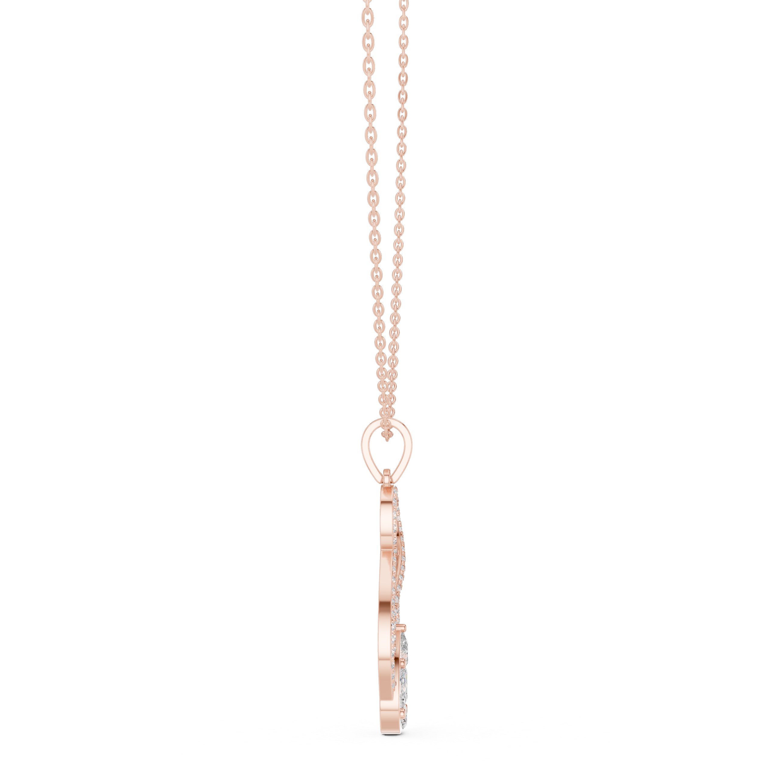 Multi Shape Lab Diamond Infinity Pendant