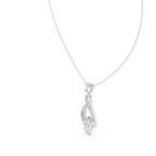 Multi Shape Lab Diamond Infinity Pendant