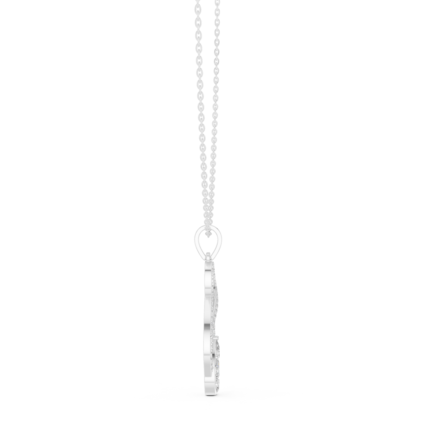 Multi Shape Lab Diamond Infinity Pendant