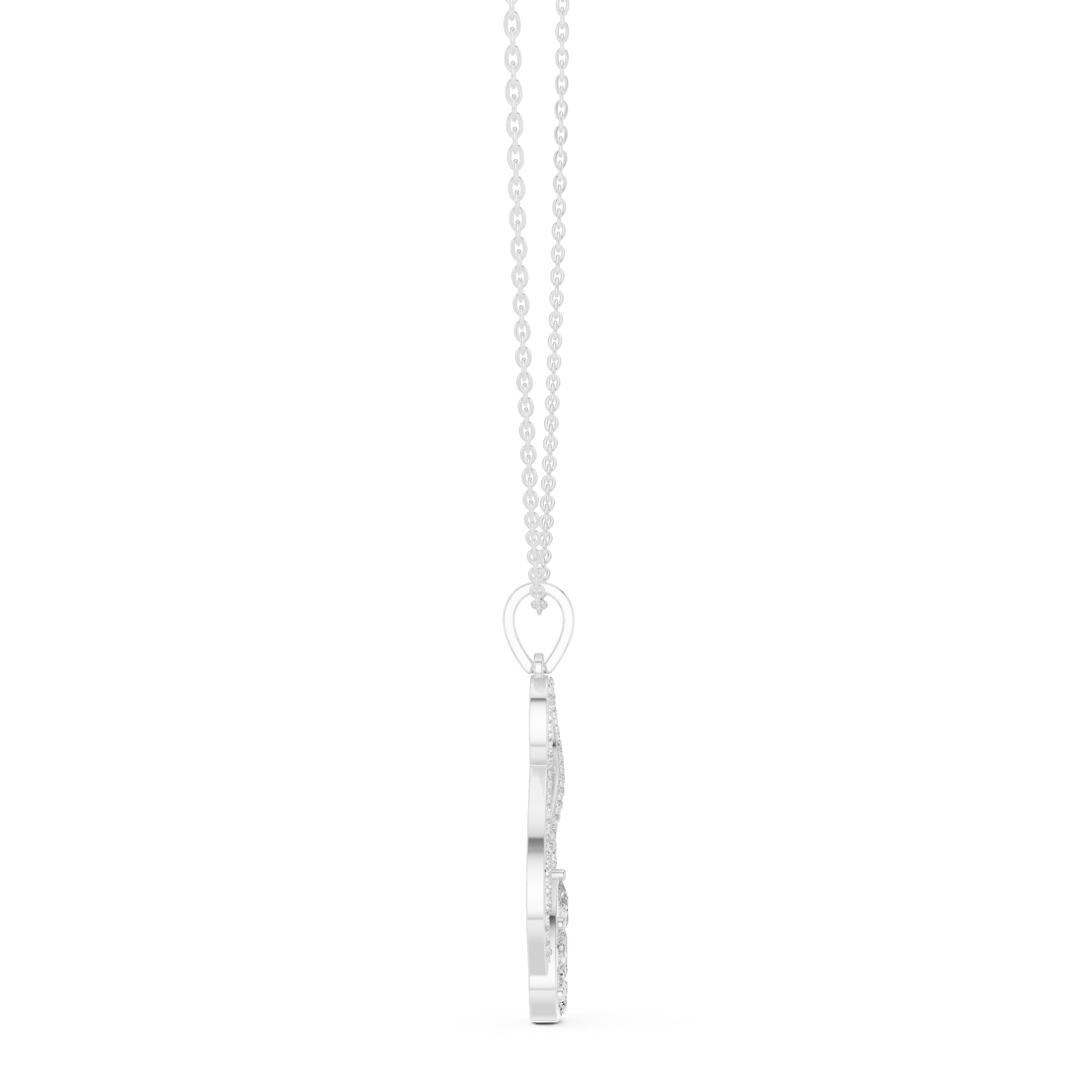 Multi Shape Lab Diamond Infinity Pendant