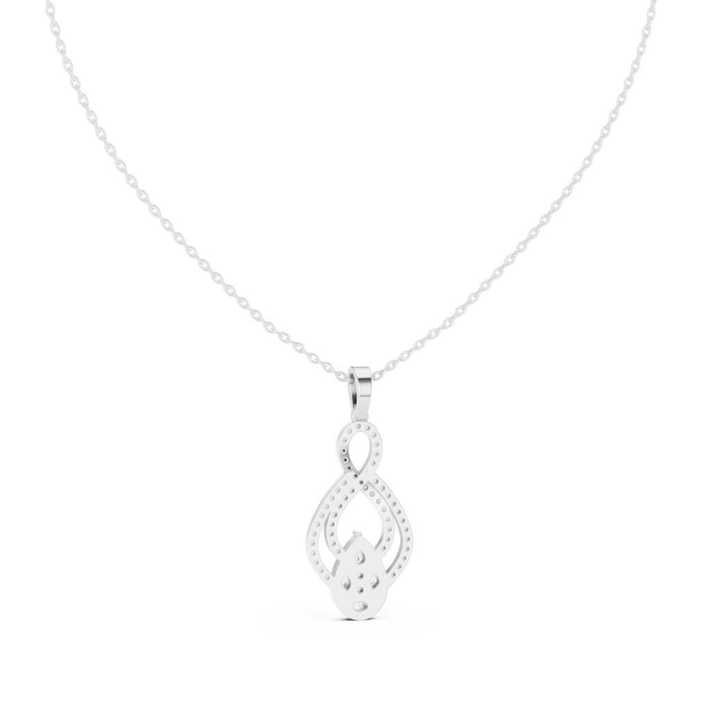 Multi Shape Lab Diamond Infinity Pendant