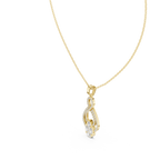 Multi Shape Lab Diamond Infinity Pendant