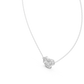 Dual Stone Lab Diamond Pendant With Halo Setting
