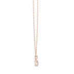 14K Yellow Gold Solitaire Pendant With Round Lab Diamond