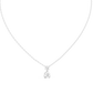 14K Yellow Gold Solitaire Pendant With Round Lab Diamond