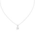 14K Yellow Gold Solitaire Pendant With Round Lab Diamond