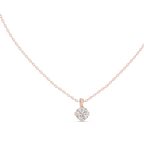 1 Carat Round Cut Lab Diamond Solitaire Pendant