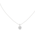 1 Carat Round Cut Lab Diamond Solitaire Pendant