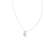 1 Carat Round Cut Lab Diamond Solitaire Pendant