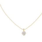 1 Carat Round Cut Lab Diamond Solitaire Pendant