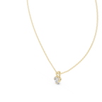1 Carat Round Cut Lab Diamond Solitaire Pendant