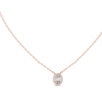 Fancy Oval Cut Halo Lab Diamond Pendant