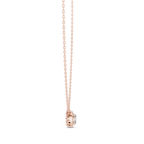 Fancy Oval Cut Halo Lab Diamond Pendant