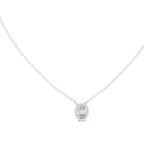 Fancy Oval Cut Halo Lab Diamond Pendant