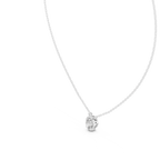 Fancy Oval Cut Halo Lab Diamond Pendant