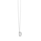 Fancy Oval Cut Halo Lab Diamond Pendant